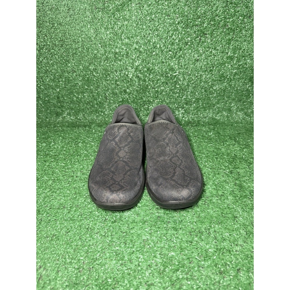 Bzees Getaway Shoes Womens Size 7 Grey Shimmer Collapsible Heel Casual Slip On - Picture 5 of 9
